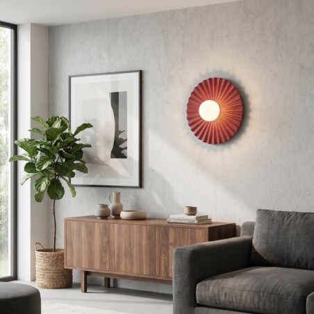 Aplique de pared Drino L Granate