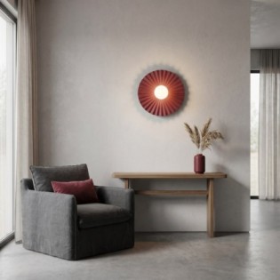 Aplique de pared Drino L Granate