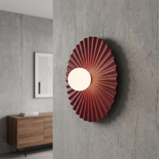 Aplique de pared Drino L Granate