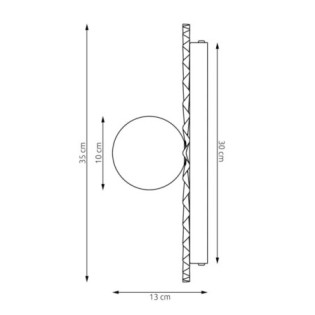 Aplique de pared Drino L Beis
