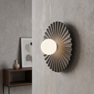 Aplique de pared Drino L Negro