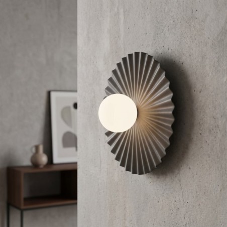 Aplique de pared Drino L Negro