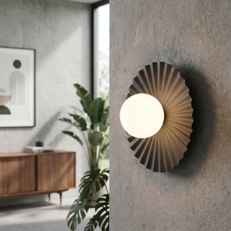 Aplique de pared Drino M Negro