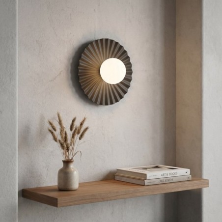 Aplique de pared Drino M Negro