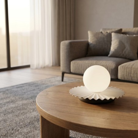 Lámpara de mesa Drino Blanco