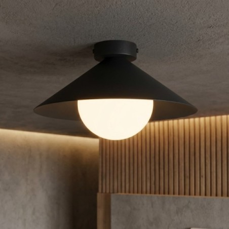 Plafón de techo Osum S Negro Opal