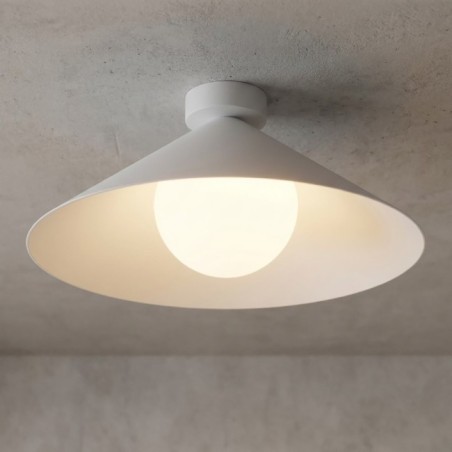 Plafón de techo Osum M Blanco Opal