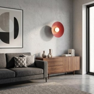 Aplique de pared Osum L Granate Opal