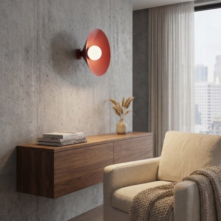 Aplique de pared Osum M Granate Opal