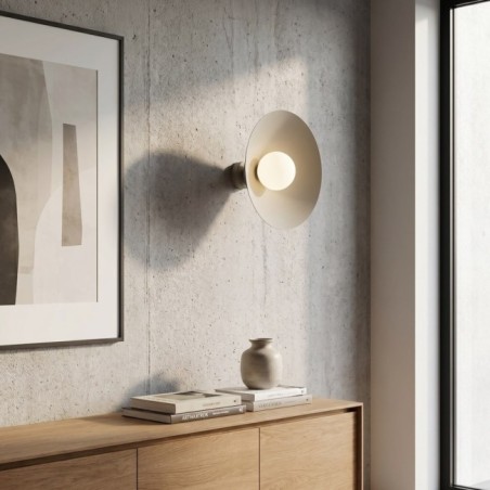 Aplique de pared Osum M Beis Opal