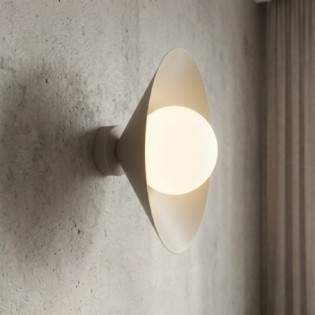 Aplique de pared Osum S Beis Opal