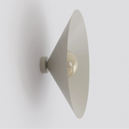 Aplique de pared Osum L Beis Ámbar