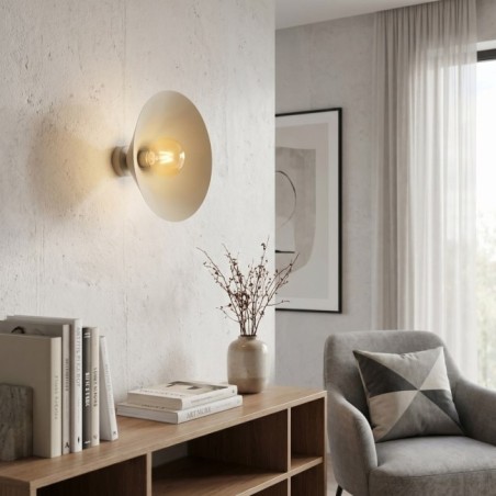 Aplique de pared Osum M Beis Ámbar