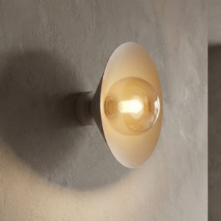 Aplique de pared Osum S Beis Ámbar