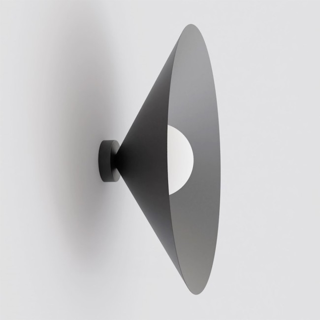 Aplique de pared Osum L Negro Opal
