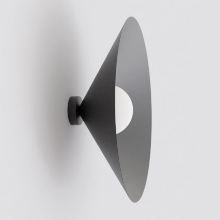 Aplique de pared Osum L Negro Opal