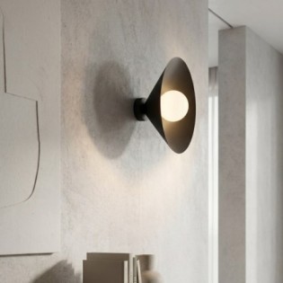 Aplique de pared Osum M Negro Opal