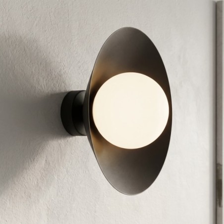 Aplique de pared Osum S Negro Opal