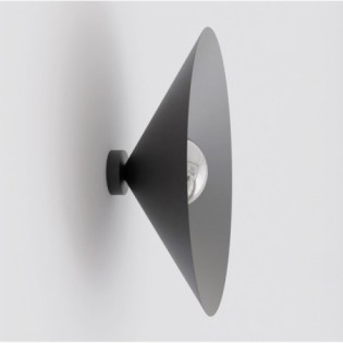 Aplique de pared Osum L Negro Grafito