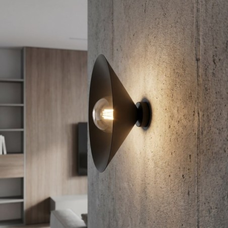 Aplique de pared Osum M Negro Grafito