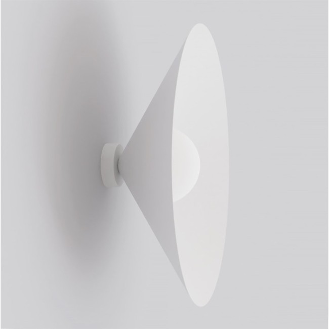 Aplique de pared Osum L Blanco Opal