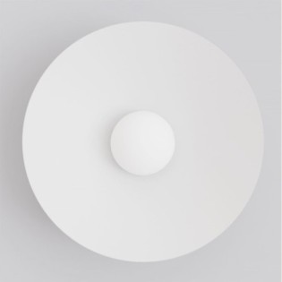 Aplique de pared Osum L Blanco Opal