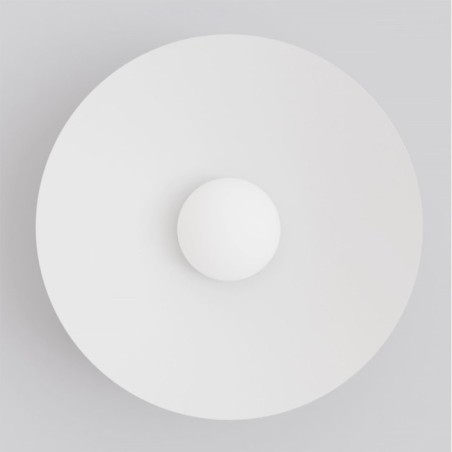 Aplique de pared Osum L Blanco Opal