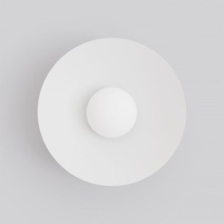 Aplique de pared Osum M Blanco Opal