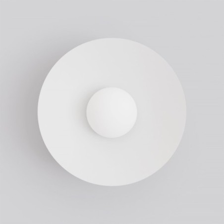 Aplique de pared Osum M Blanco Opal
