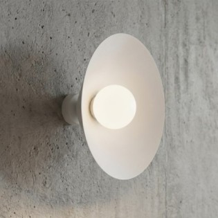 Aplique de pared Osum M Blanco Opal