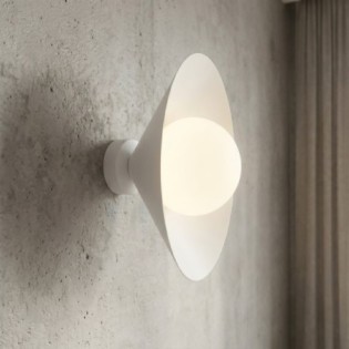 Aplique de pared Osum S Blanco Opal