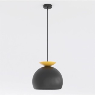 Lámpara de techo Pindo Negro+Naranja