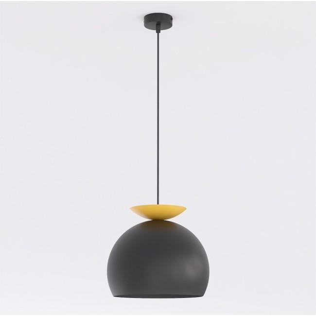 Lámpara de techo Pindo Negro+Naranja