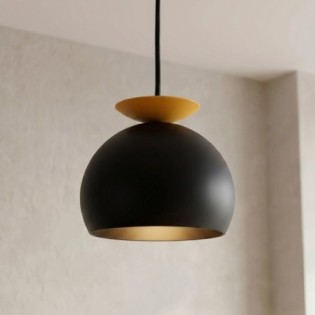 Lámpara de techo Pindo Negro+Naranja