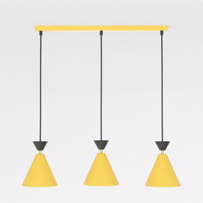Lámpara de techo Verusa Naranja (3 luces)