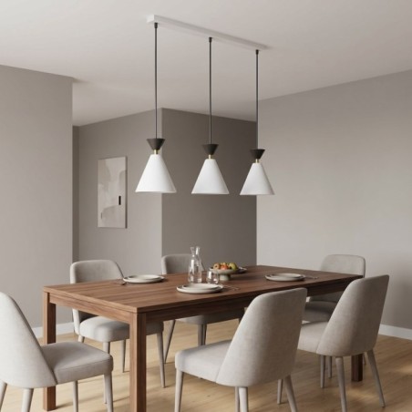 Lámpara de techo Verusa Blanco (3 luces)