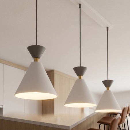 Lámpara de techo Verusa Blanco (3 luces)