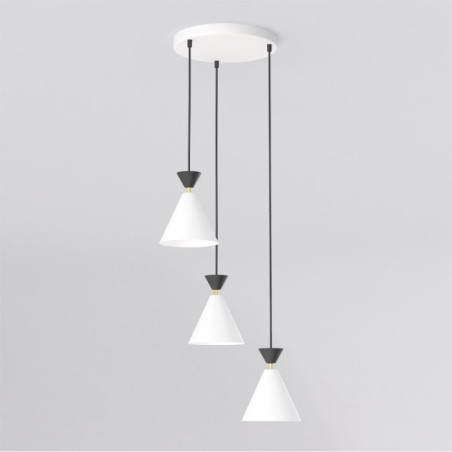 Lámpara de techo Verusa II Blanco (3 luces)
