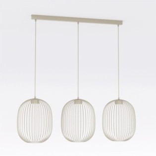 Lámpara de techo Praca Beis (3 luces)