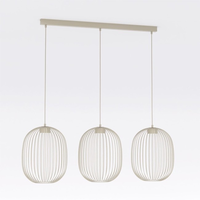 Lámpara de techo Praca Beis (3 luces)