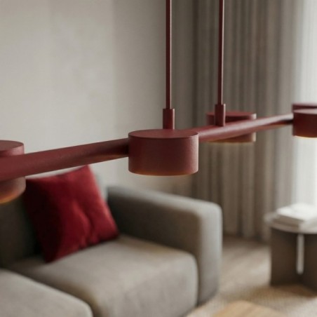 Lámpara de techo Kolina Granate (6 luces)