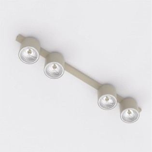 Regleta de techo Asteria Beis (4 luces)
