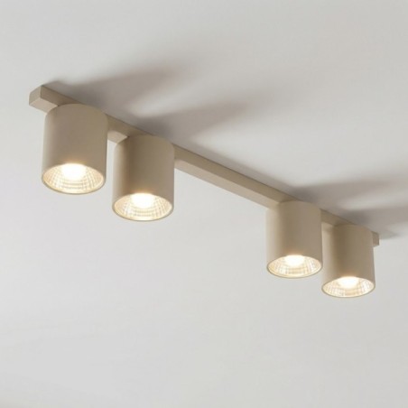 Regleta de techo Asteria Beis (4 luces)