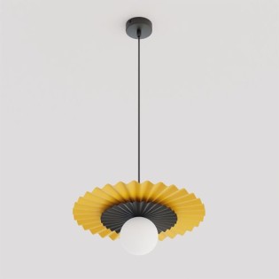 Lámpara de techo Drino Naranja+Negro