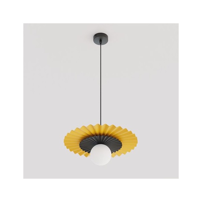Lámpara de techo Drino Naranja+Negro