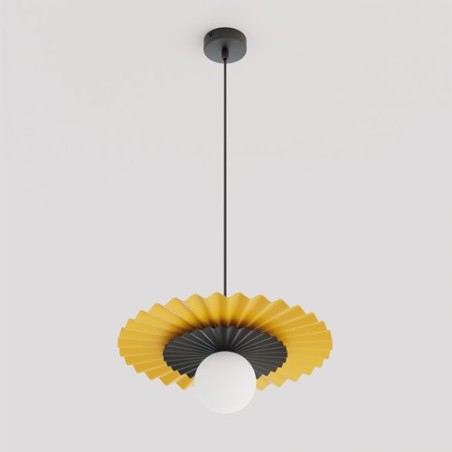 Lámpara de techo Drino Naranja+Negro