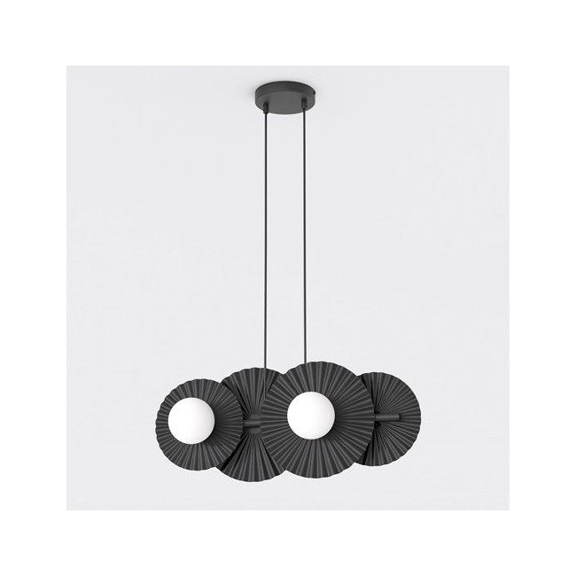 Lámpara de techo Drino Negro (4 luces)