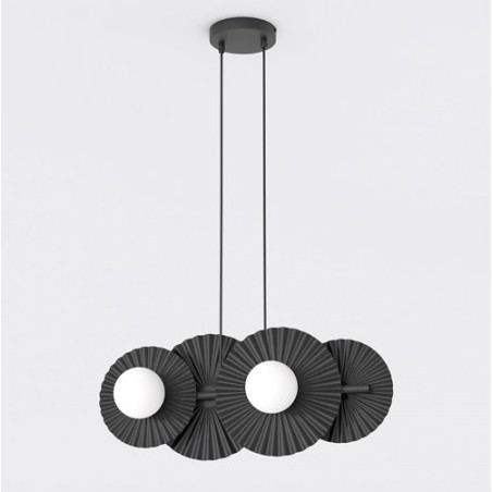 Lámpara de techo Drino Negro (4 luces)