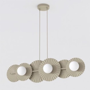 Lámpara de techo Drino Beis (6 luces)