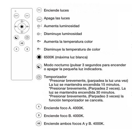 Lámpara de pie LED Taros CCT Dim (2x10W)